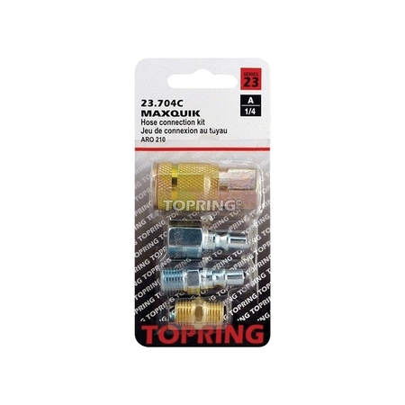 TOPRING Kit Coupler Compr 14in 4pc 23.704C